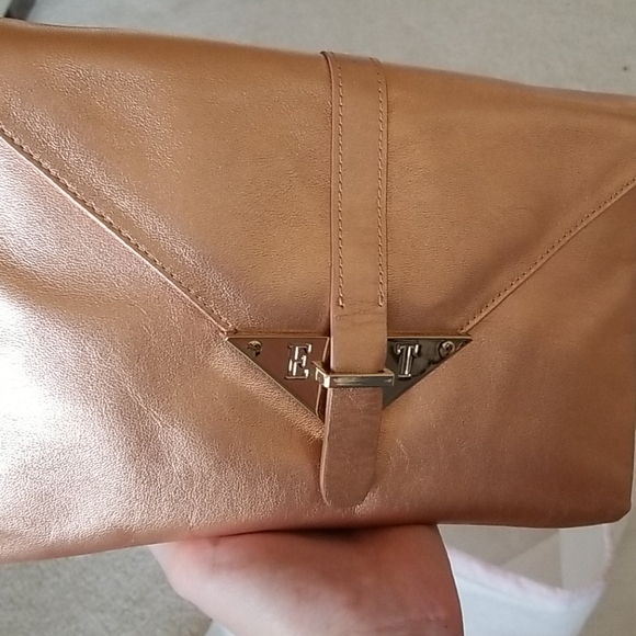 NWT Rose Gold leather clutch - Picture 11 of 11